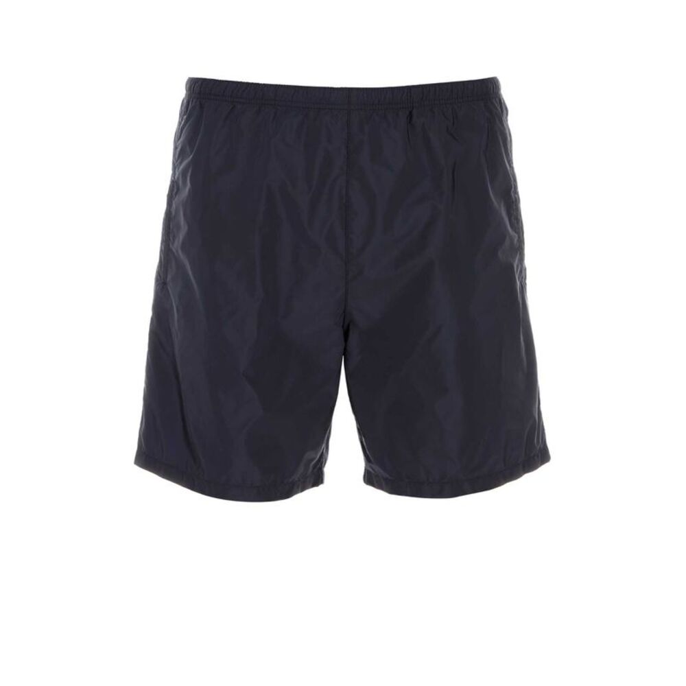 Prada Men Navy Blue Nylon Swimming Shorts